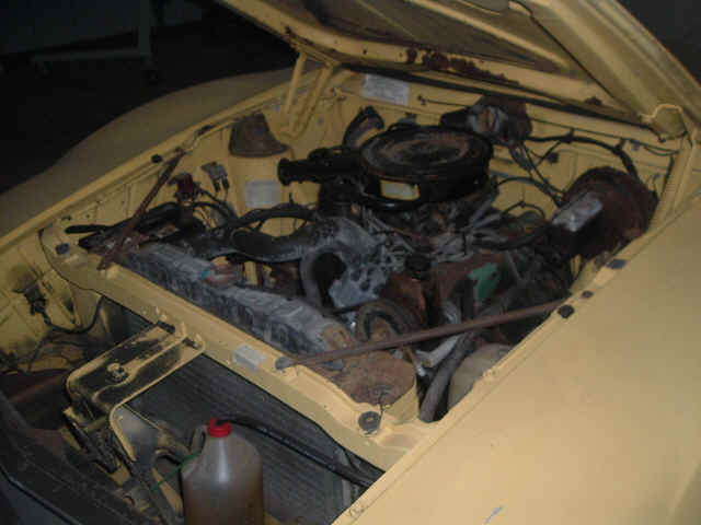 74-javelin-yellow-engine.jpg (117851 bytes)