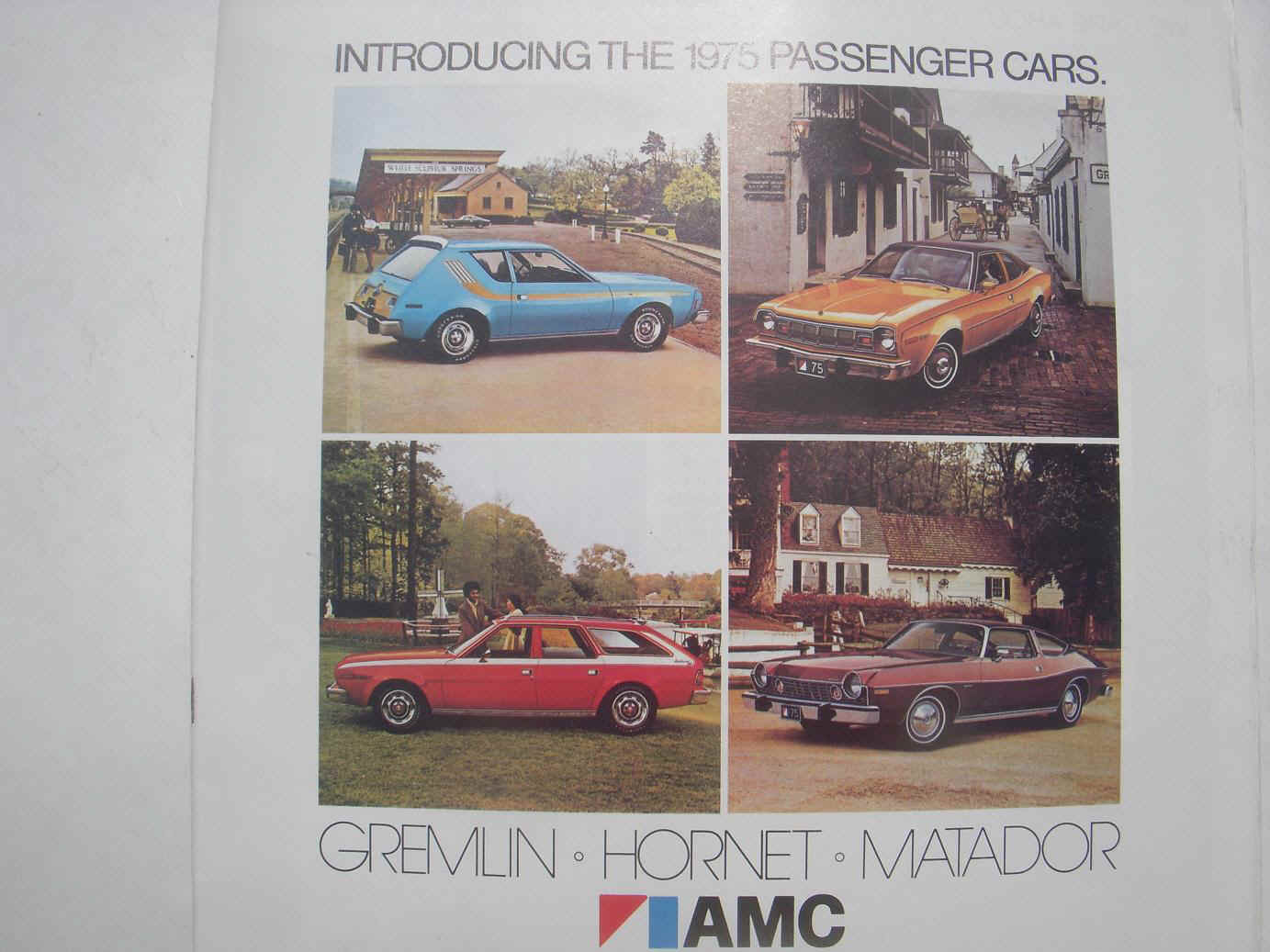 1975 1976 AMC MATADOR HORNET GREMLIN PACER COMPLETE FACTORY WIRING DIAGRAMS SET 