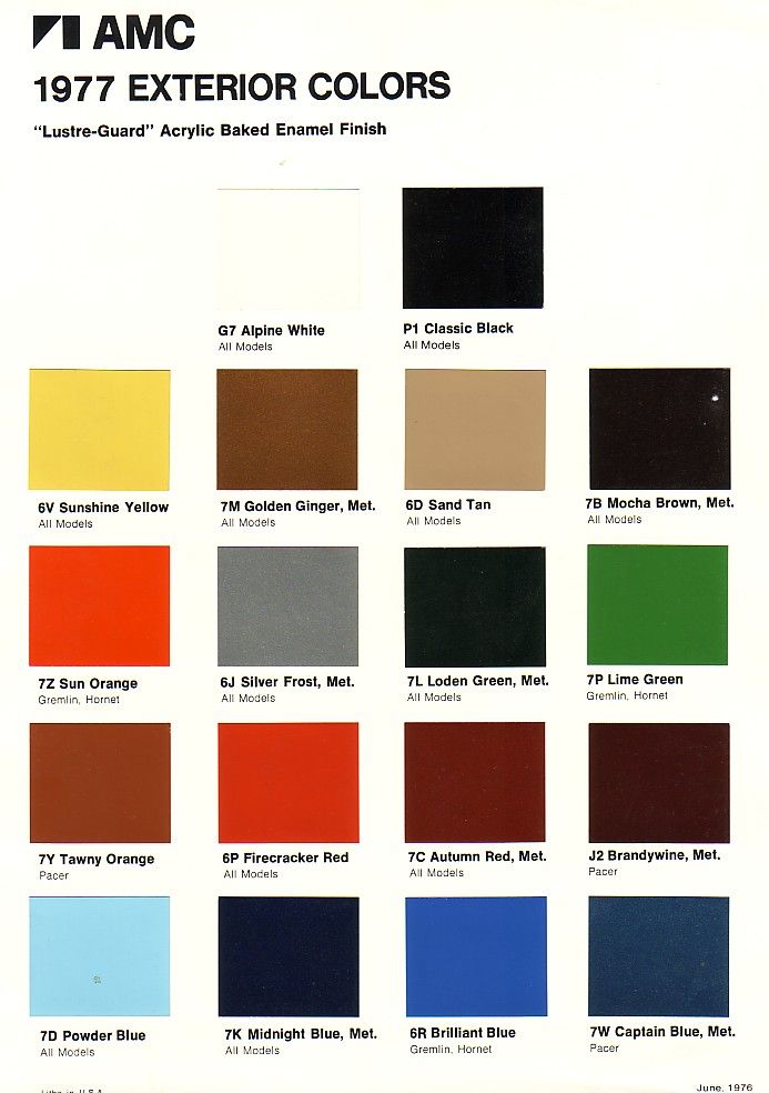 Silver Color Chart